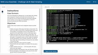 NDG Linux Essentials - Challenge Lab B: Bash Scripting
