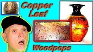 How to Apply Copper Leaf to a Wood Vase