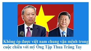 Ông tập Thua Trắng tay - khi Không ép được Vn chung vận mệnh Trong Chiến tranh thương mại với mỹ