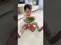 这样吃西瓜🍉才爽呀～ 吃西瓜我们是认真的 馋嘴宝宝 夏天就是要吃西瓜呀 萌娃