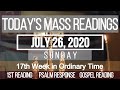 TODAYS MASS READINGS // July 26, 2020 // Sunday of the 17th Week in O.T. - Gospel Reflection