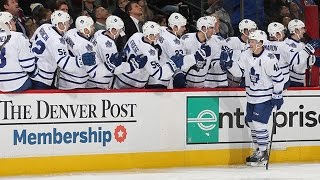 Tyler Bozak tallies hat trick against the Avs