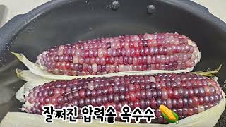 옥수수  맛있게찌는방법 두가지 순수하고 단백한맛