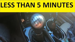 How to drive a manual car in 5 minutes