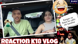 @8bitMAMBA And @KrutikaPlays Reaction To @ketan_k18 Vlog 😂#8bitmamba #k18vlogs