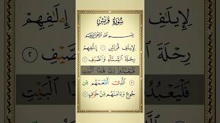 Surat Quraish Tilawat In One Long Breath | Best Ever Recitation | HD Arabic Text | MahQaa #viral
