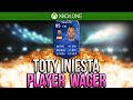 INSANE TOTY 95 RATED INIESTA WAGER VS NASS FIFA!