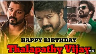 Thalapathy Vijay Birthday ( WHATSAPP STATUS ) | Happy Birthday Vijay | Thalapathy 65 | Vijay Status