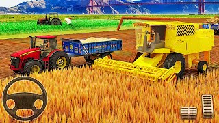Real Tractor Farming Simulator 2023 - Harvester Tractor Driving - Android Gameplay