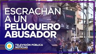 Escrachan a un peluquero por presuntos abusos sexuales