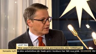 Göran Hägglund om att sänka kostnaderna för flyktingmottagandet - Nyhetsmorgon (TV4)