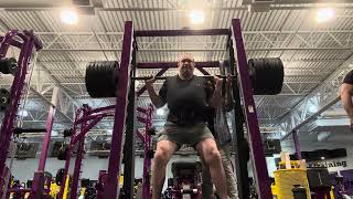 New World Record? 650 lb Smith Box Squat After Double Knee Replacement BB The Bull