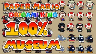 Paper Mario The Origami King - 100% Complete Museum (All Artworks, Treasures, etc.)