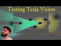 Tesla Vision Shockingly Good! Testing With Non USS Vehicle