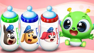 Police Takes Care of Baby Alien | Baby Care | Kids Cartoon | Sheriff Labrador | BabyBus