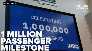 Missoula airport celebrates 1 millionth passenger in 2024