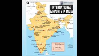 International airport in India map #sorts #viralvideo #map #sortvideo