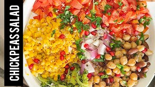 Chickpea Salad for| Healthy Weight Loss | Nutritious and healthy diet recipe