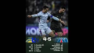 Paris vs Al nassr club|#cr7 playing al nassr club #Messi vs Ronaldo#viral #shorts