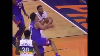 Devin Booker dunks on Anthony Davis with a right hand slam in his face😲🏀💯
