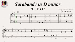 Sarabande in D minor HWV 437 - George Frideric Handel, Piano