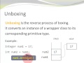 Java Basics - Boxing - Unboxing - Wrapper Classes
