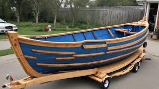 How To Make a Boat and Floating Dock DIY with barrels