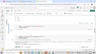 Basic Overview on different Python Functions Part 5 using Microsoft Fabric