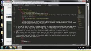 Learn how to build a Blog website using Twitter Bootstrap Part 6