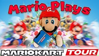 Mario Plays Mario Kart Tour