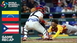 Venezuela vs. Puerto Rico Game Highlights | 2023 World Baseball Classic