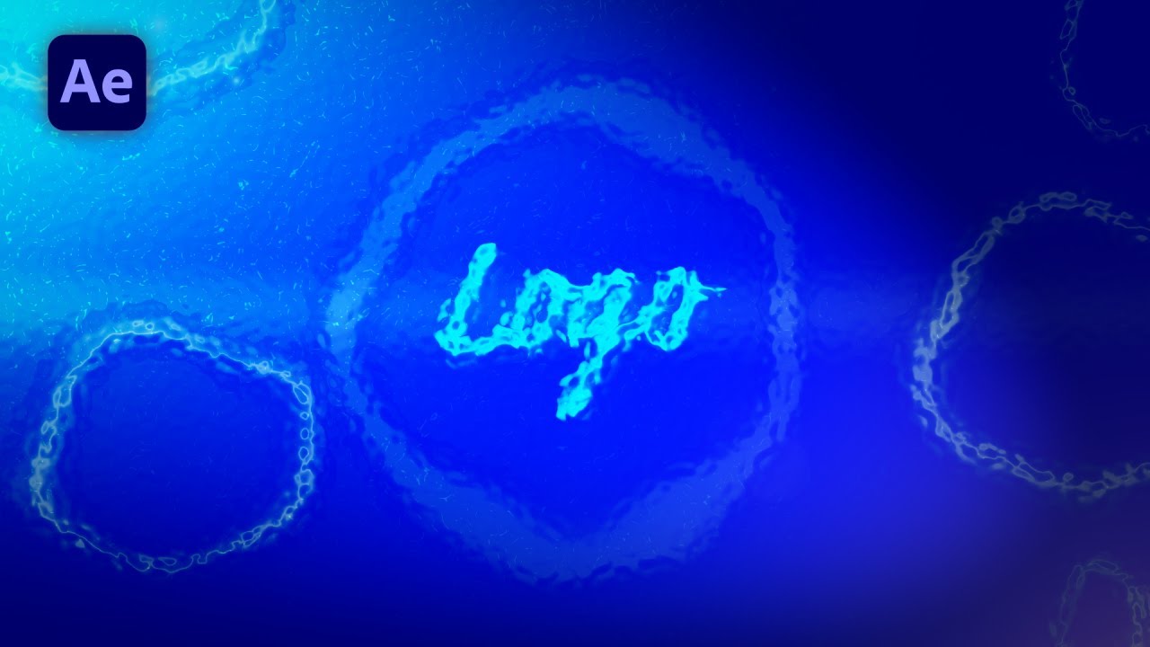 Liquid Logo Animation In After Effects After Effects Tutorial Youtube
