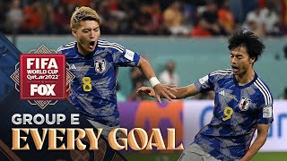 2022 FIFA World Cup: Every goal from group E ft. Spain, Costa Rica, Germany and Japan