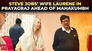 Maha Kumbh 2025: Steve Jobs' wife Laurene Powell reaches Swami Kailashanand Ashram in Prayagraj