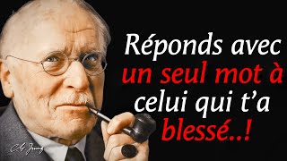 La meilleure façon de répondre à une personne qui vous a blessé | Citations et sagesse de Carl Jung