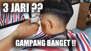 easy way to cut men's 3 finger hair for beginners