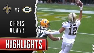 Chris Olave Every Catch vs Packers | Week 3 Highlights