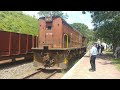 umgeni steam railway running their passenger train with a transnet class 37 filmed in inchanga.