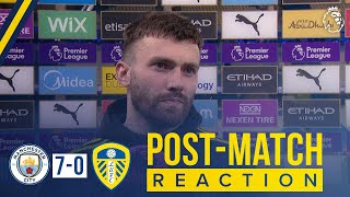 “I can only apologise to the fans” | Stuart Dallas | Man City 7-0 Leeds United  | Premier League