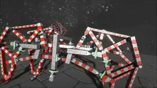 Space Engineers: Working Strandbeest prototype