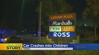 VALLEJO HIT AND RUN: Two children struck by a hit and run driver in Vallejo mall