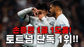 토트넘 리그 9경기 무패 행진! 수훈 선수는 누구일까? [풀럼전 리뷰]