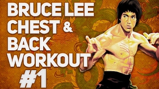 How To Do Bruce Lee's Chest / Back Real Workout 1: Stiff-Leg Deadlift