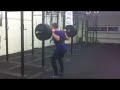 225lb behind the neck push press