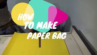 How to make paper Bag Demo by Dinesh Gondaliya