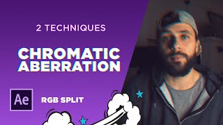Chromatic Aberration in AFTER EFFECTS - RGB Split Tutorial 2023 (Two Techniques - NO PLUGINS)