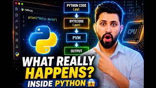 😱 What Really Happens When You Run a Python Program? | Python Internal Working Explained