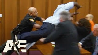 Court Cam: Father of Victim JUMPS on Convicted Criminal (Season 1) | A&E