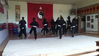 kajukenbo kids class strikes to target areas