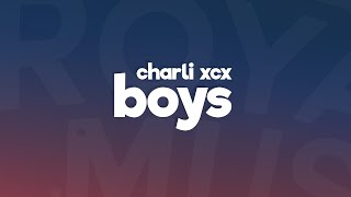 Charli Xcx - Boys Lyrics  Lyric Video